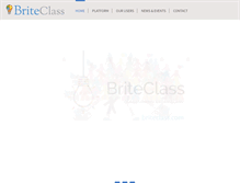 Tablet Screenshot of briteclass.com